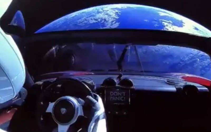 Tesla no Espaço: este é o "condutor" com a melhor vista de sempre